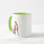 Ruby Runner Leopard Tasse (Vorderseite Links)