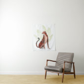 Ruby Runner Leopard Wandteppich (Beispiel)