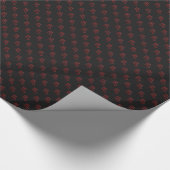 Ruby Scorpio Symbol Wrapping Paper Geschenkpapier (Ecke)