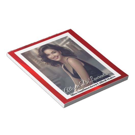 Ruby Shine Pageant Autograph Pad Notizblock (angewinkelt)