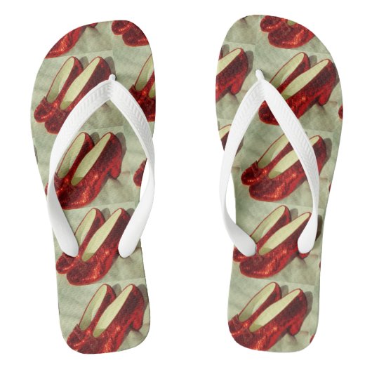 Ruby Slippers Flip Flops! Badesandalen (Fußbett)