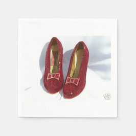 Ruby Slippers Napkins Serviette