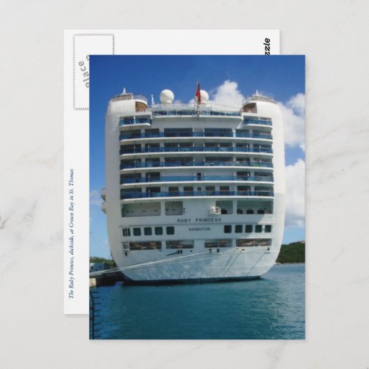 Ruby Stern View Postkarten (Vorne/Hinten)