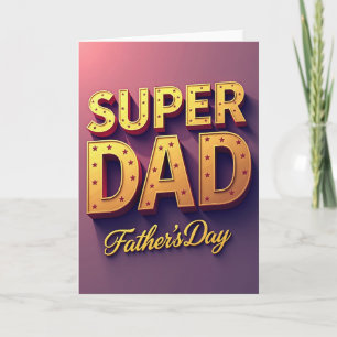 Ruby Super Papa Vatertagskarte Karte