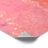 Ruby the Big Head Flamingo - von Just Dahl Poster (Ecke)