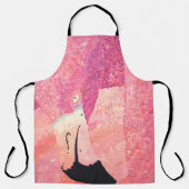 Ruby The Flamingo Painting Schürze (Vorderseite)