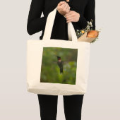 Ruby Throat Hummingbird Jumbo Stoffbeutel (Vorderseite (Produkt))
