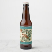 Ruby-throated Humming Bird, Audubon Birds America Bierflaschenetikett (Vorderseite)