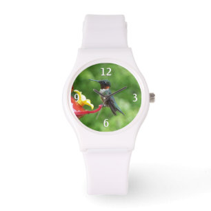Ruby-Throated Hummingbird Bird Fotografy Armbanduhr
