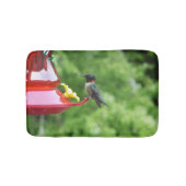 Ruby-Throated Hummingbird Bird Fotografy Badematte (Vorderseite)