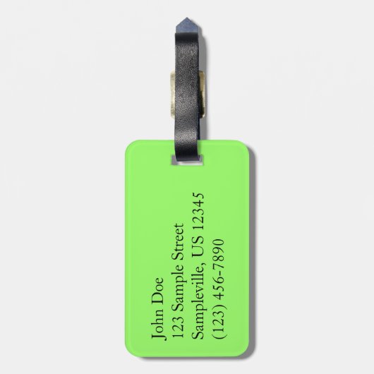 Ruby-Throated Hummingbird Bird Fotografy Gepäckanhänger (Rückseite vertikal)