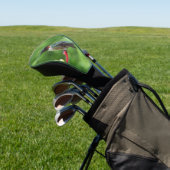 Ruby-Throated Hummingbird Bird Fotografy Golf Headcover (In SItu)