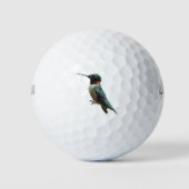 Ruby-Throated Hummingbird Bird Fotografy Golfball (Vorderseite)