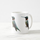 Ruby-Throated Hummingbird Bird Fotografy Kaffeetasse (VorderseiteRechts)