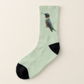Ruby-Throated Hummingbird Bird Fotografy Socken (Links - Außen)