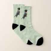 Ruby-Throated Hummingbird Bird Fotografy Socken (Paar)