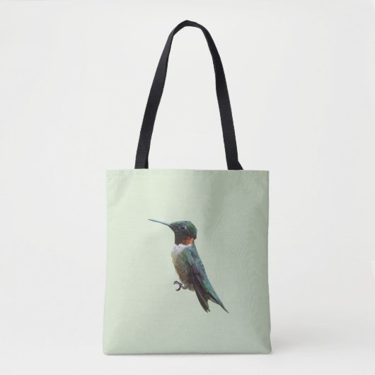 Ruby-Throated Hummingbird Bird Fotografy Tasche (Vorderseite)