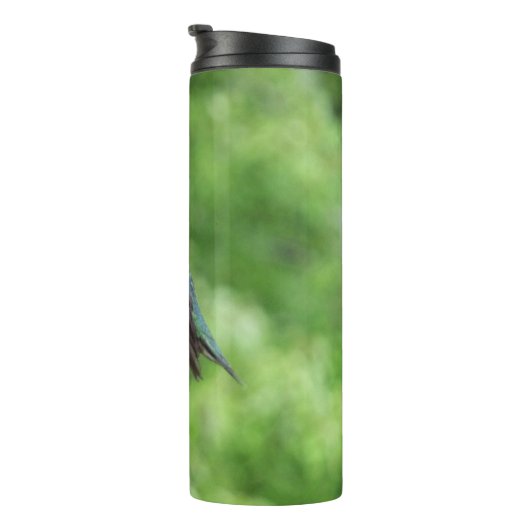 Ruby-Throated Hummingbird Bird Fotografy Thermosbecher (Nach rechts gedreht)