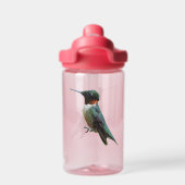 Ruby-Throated Hummingbird Bird Photography Trinkflasche (Rückseite)