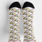 Ruby Throated Hummingbird Bird Socks Socken (Oben)