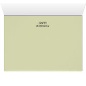 Ruby-throated Hummingbird Birthday Card (Innenansicht Horizontal (Unten))