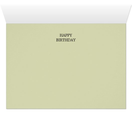 Ruby-throated Hummingbird Birthday Card (Innenansicht Horizontal (Unten))