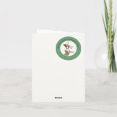 Ruby-throated Hummingbird, Birthday oder sonstiges Dankeskarte (Rückseite)