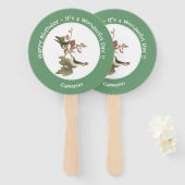 Ruby-throated Hummingbird, Birthday oder sonstiges Fächer (Vorne und Hinten)