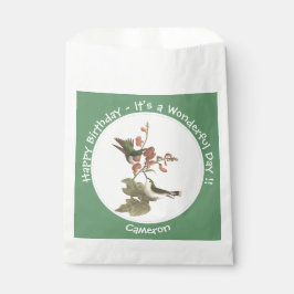 Ruby-throated Hummingbird, Birthday oder sonstiges Geschenktütchen