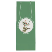 Ruby-throated Hummingbird, Birthday oder sonstiges Geschenktüte Für Weinflaschen (Rückseite)