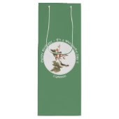 Ruby-throated Hummingbird, Birthday oder sonstiges Geschenktüte Für Weinflaschen (Vorderseite)