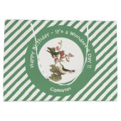 Ruby-throated Hummingbird, Birthday oder sonstiges Große Geschenktüte (Rückseite)