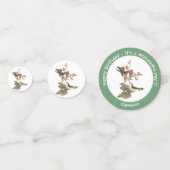 Ruby-throated Hummingbird, Birthday oder sonstiges Konfetti (Rückseiten)