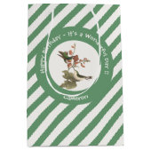 Ruby-throated Hummingbird, Birthday oder sonstiges Mittlere Geschenktüte (Vorderseite)