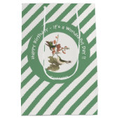 Ruby-throated Hummingbird, Birthday oder sonstiges Mittlere Geschenktüte (Rückseite)