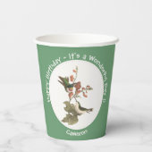 Ruby-throated Hummingbird, Birthday oder sonstiges Pappbecher (Rückseite)