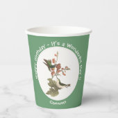 Ruby-throated Hummingbird, Birthday oder sonstiges Pappbecher (Vorderseite)