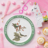 Ruby-throated Hummingbird, Birthday oder sonstiges Pappteller (Party)