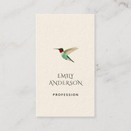 Ruby-throated Hummingbird Business Card Visitenkarte