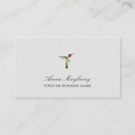Ruby-throated Hummingbird Business Card Visitenkarte