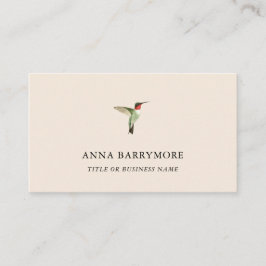 Ruby-throated Hummingbird Business Card Visitenkarte