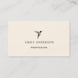 Ruby-throated Hummingbird Business Card Visitenkarte