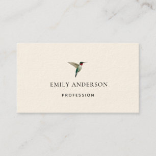Ruby-throated Hummingbird Business Card Visitenkarte