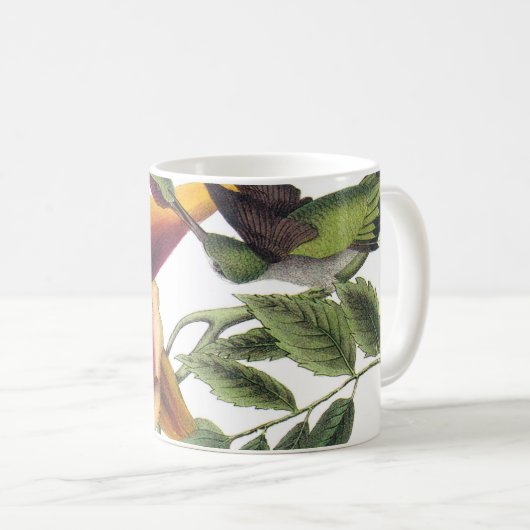 Ruby-throated Hummingbird by Audubon Kaffeetasse (VorderseiteRechts)