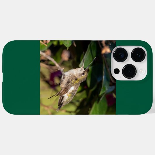 Ruby-Throated Hummingbird Case-Mate iPhone Hülle (Rückseite (Horizontal))