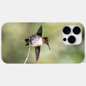 Ruby-Throated Hummingbird Case-Mate iPhone Hülle (Rückseite (Horizontal))