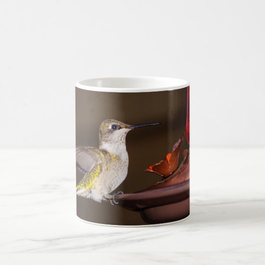 Ruby-throated Hummingbird Coffee Tasse (Mittel)