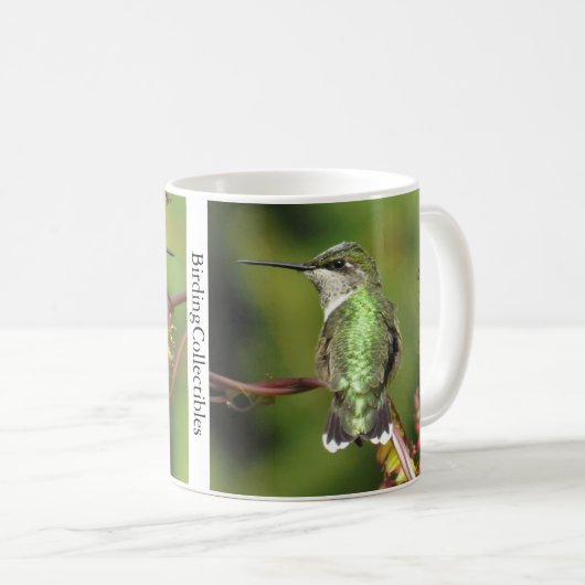 Ruby-throated Hummingbird Coffee Tasse (VorderseiteRechts)
