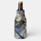 Ruby Throated Hummingbird Flaschenkühler (Flaschenvorderseite)