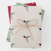 Ruby-throated Hummingbird Geschenkpapier Set (Beispiel)